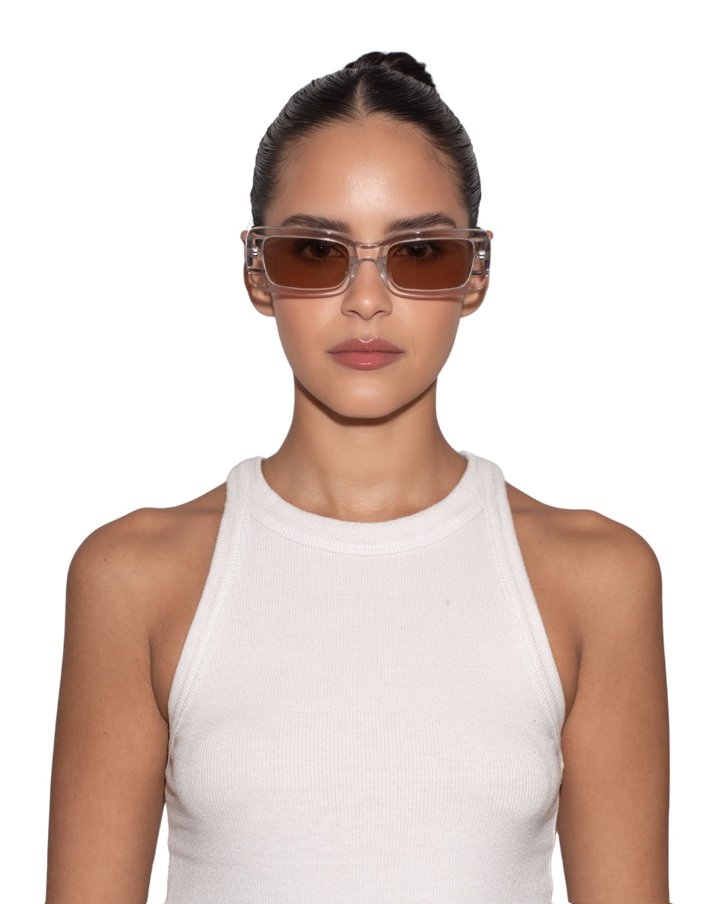 Best Sunglasses for Women – Kenny – Clear Brown, Available Online in USA, UK, Canada & UAE